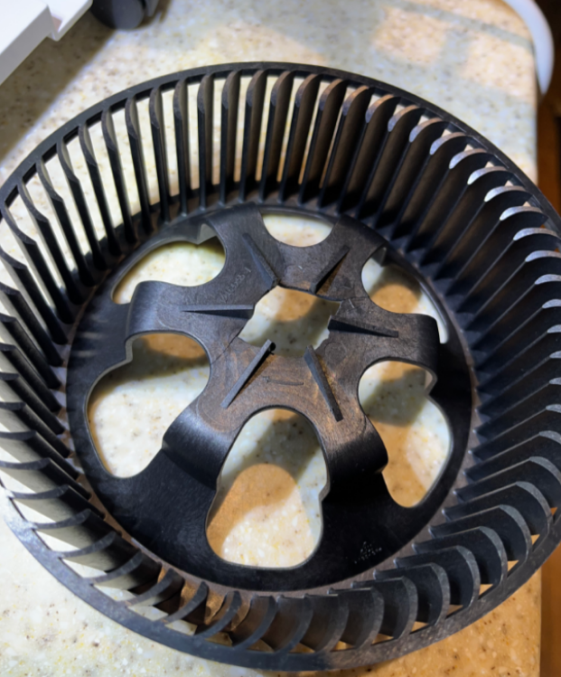 Inside Fan, Wind Wheel of Model PD09D