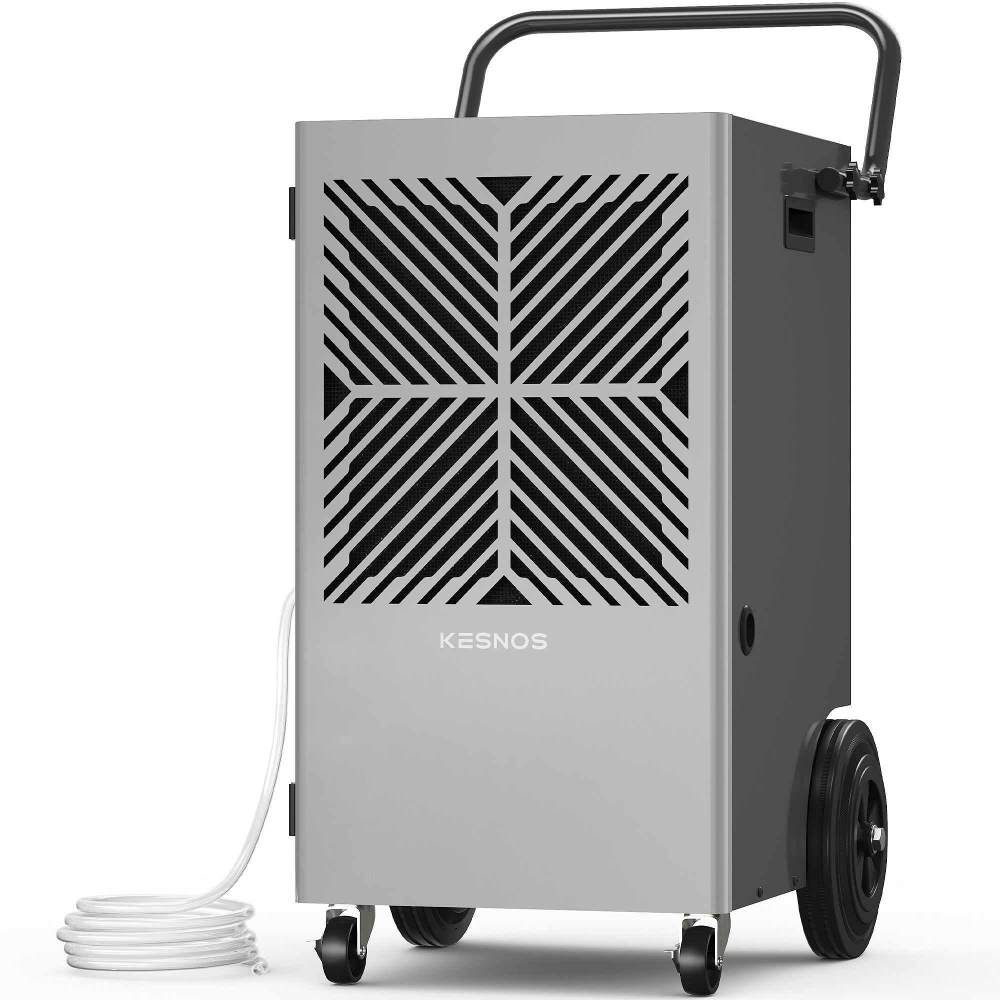 Kesnos 155 Pints Commercial Dehumidifier with Pump – Dehumidifier with Drain Hose and 24 Hr Timer in Large Space Up to 7500 Sq. Ft. – Ideal for Basements, Industrial Spaces and Job Sites (Model: DP602A)