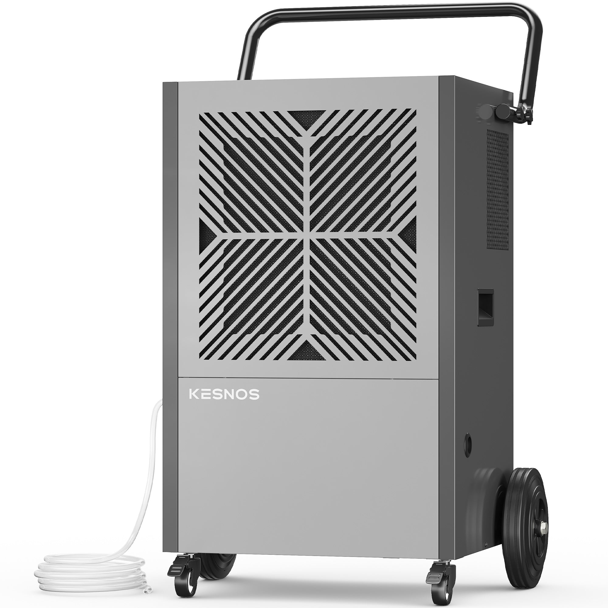 Kesnos 216 Pints Commercial Dehumidifier with Pump – Dehumidifier with Drain Hose and 24 Hr Timer for Large Space Up to 8500 Sq. Ft. – Ideal for Basements, Industrial Spaces and Job Sites (Model: DP902A)