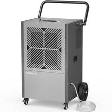 Load image into Gallery viewer, 216 Pints Commercial Dehumidifier with Pump &amp; Drain Hose – 24 Hr Timer for Spaces Up to 8,500 Sq. Ft. – Ideal for Basements &amp; Industrial Use