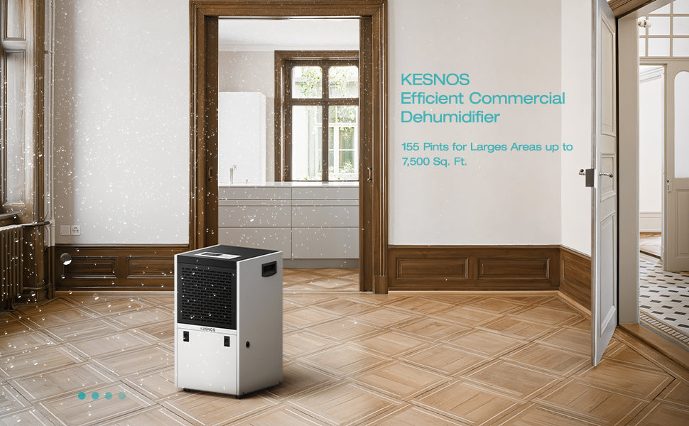 Kesnos Commercial 155 Pint Dehumidifier for Spaces up to 8,000 Sq. Ft -  Yahoo Shopping