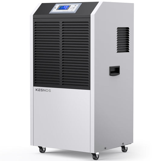 232 Pints Commercial Dehumidifier for Up to 8,000 Sq. Ft. - Ideal for Basements and Industrial Use