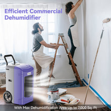 Load image into Gallery viewer, 180 Pints Commercial Dehumidifiers for Large Room or Basements up to 7,000 Sq. Ft, Industrial Large Dehumidifier with Pump and Drain Hose, Powerful Compressor Fast Draw Air (Model: PDGT701BC)