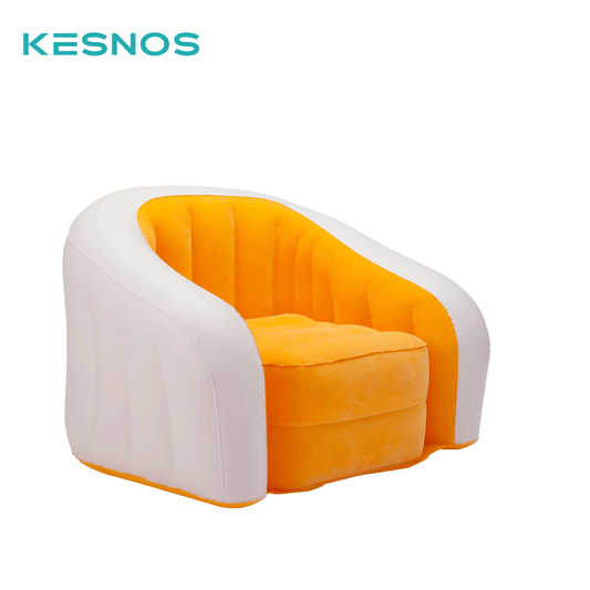 Kesnos Inflatable Chair – Portable Inflatable Furniture for Indoor & Outdoor Use, Comfortable Lounge Seat for Home, Camping, or Travel