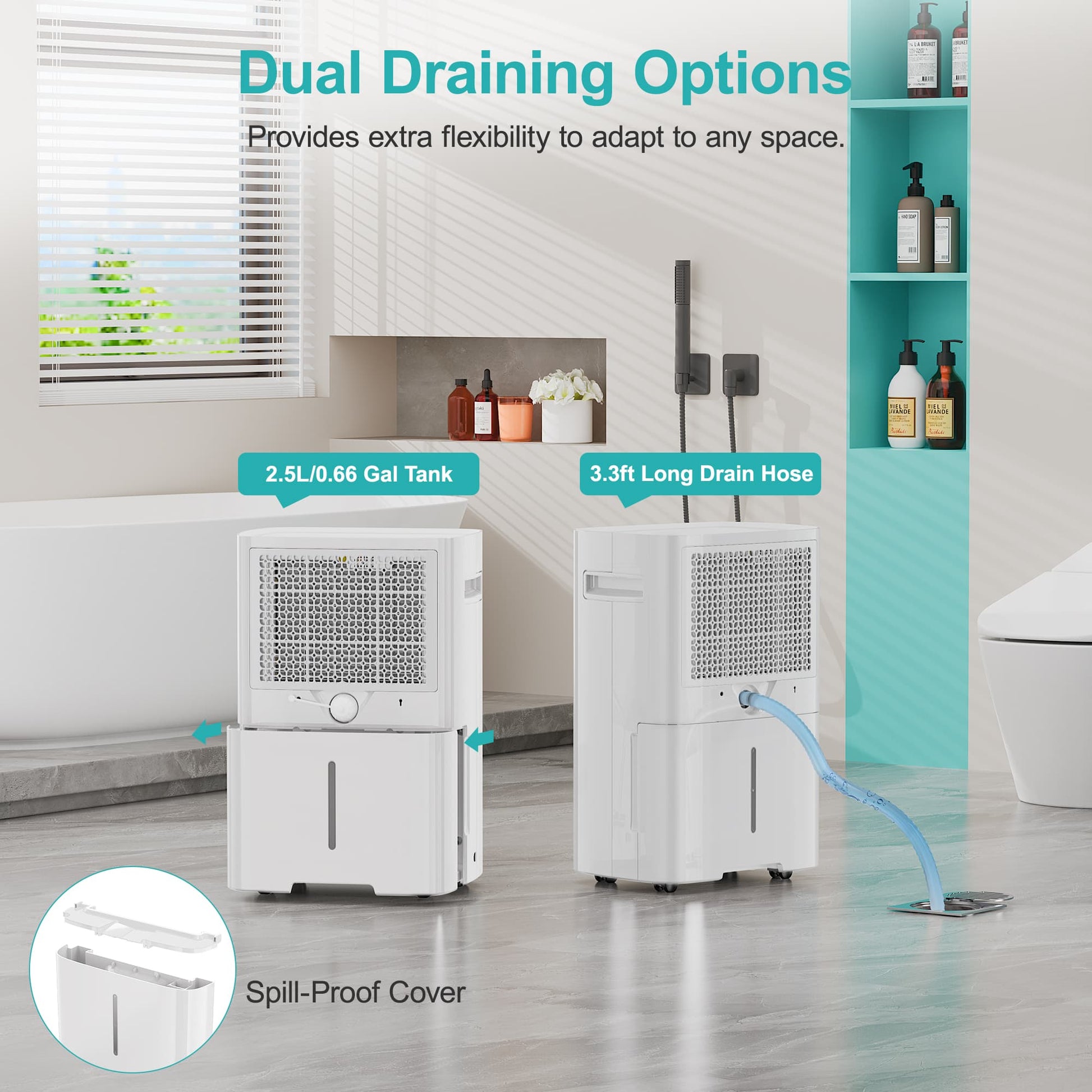 dehumidifier with drain hose