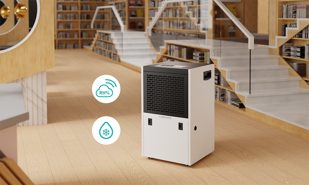 This industrial grade commercial dehumidifier equipped with a precise constant temperature and humidity system